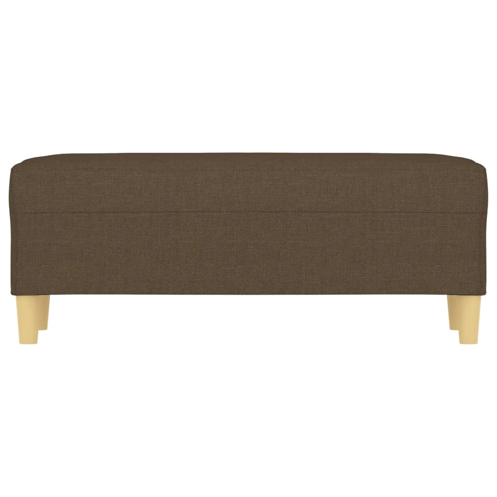 Panca Marrone 100x35x41 cm in Tessuto - homemem39