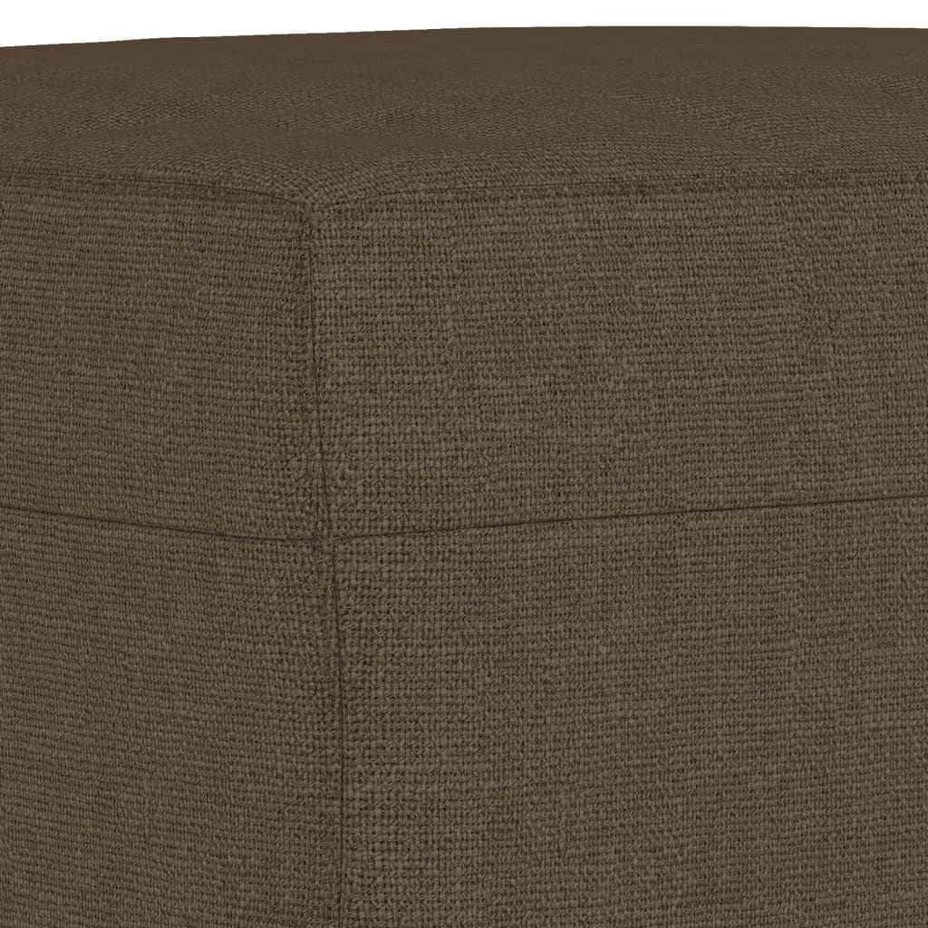 Panca Marrone 100x35x41 cm in Tessuto - homemem39