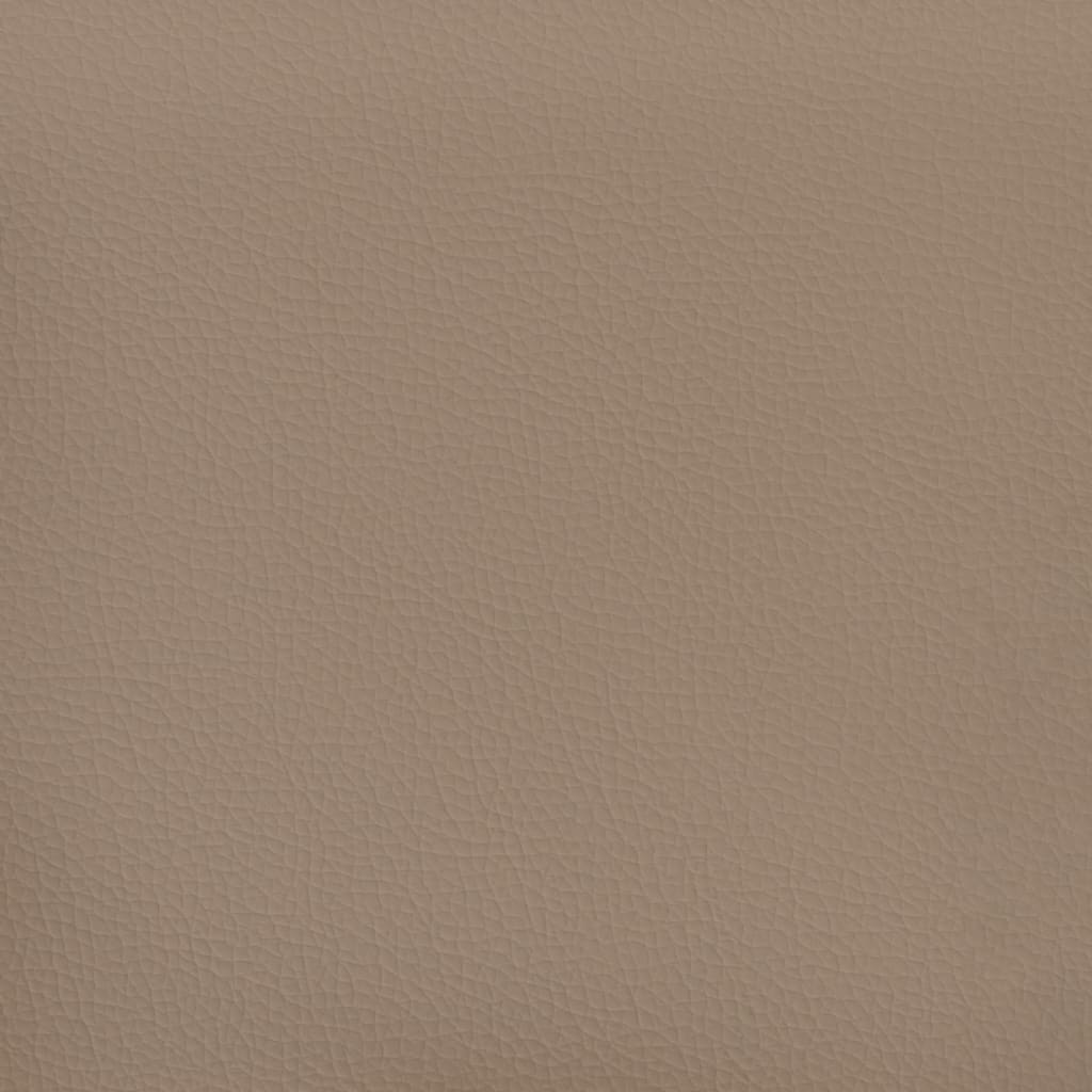 Cuscini Decorativi 2pz Cappuccino 40x40 cm in Similpelle