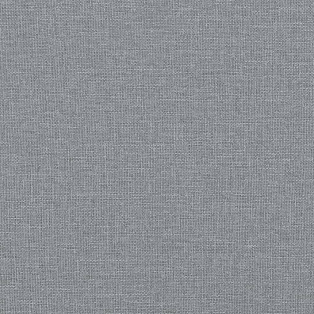 Cuscini Decorativi 2pz Grigio Chiaro Ø15x50 cm in Tessuto - homemem39