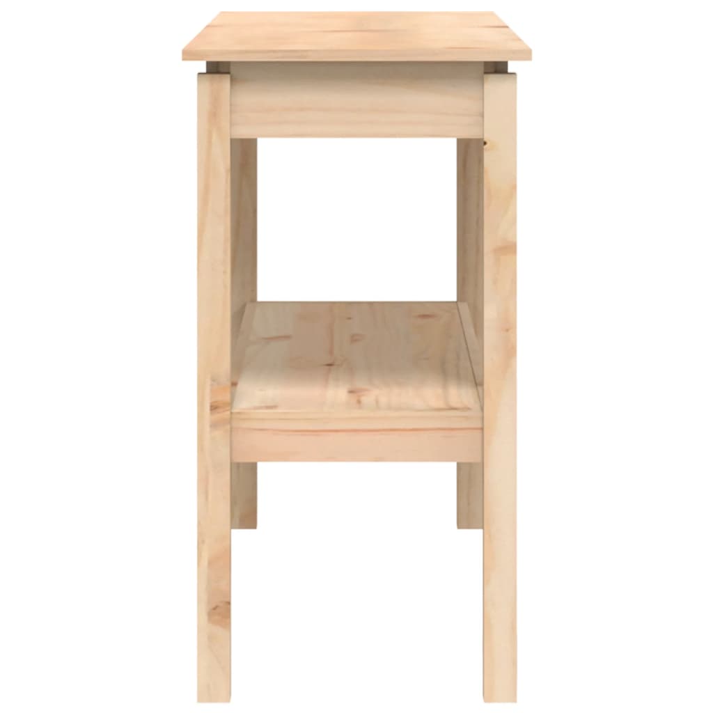 Tavolo Consolle 110x40x75 cm in Legno Massello di Pino - homemem39