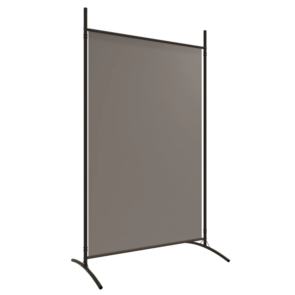 Divisorio a 2 Pannelli Antracite 175x180 cm Tessuto - homemem39
