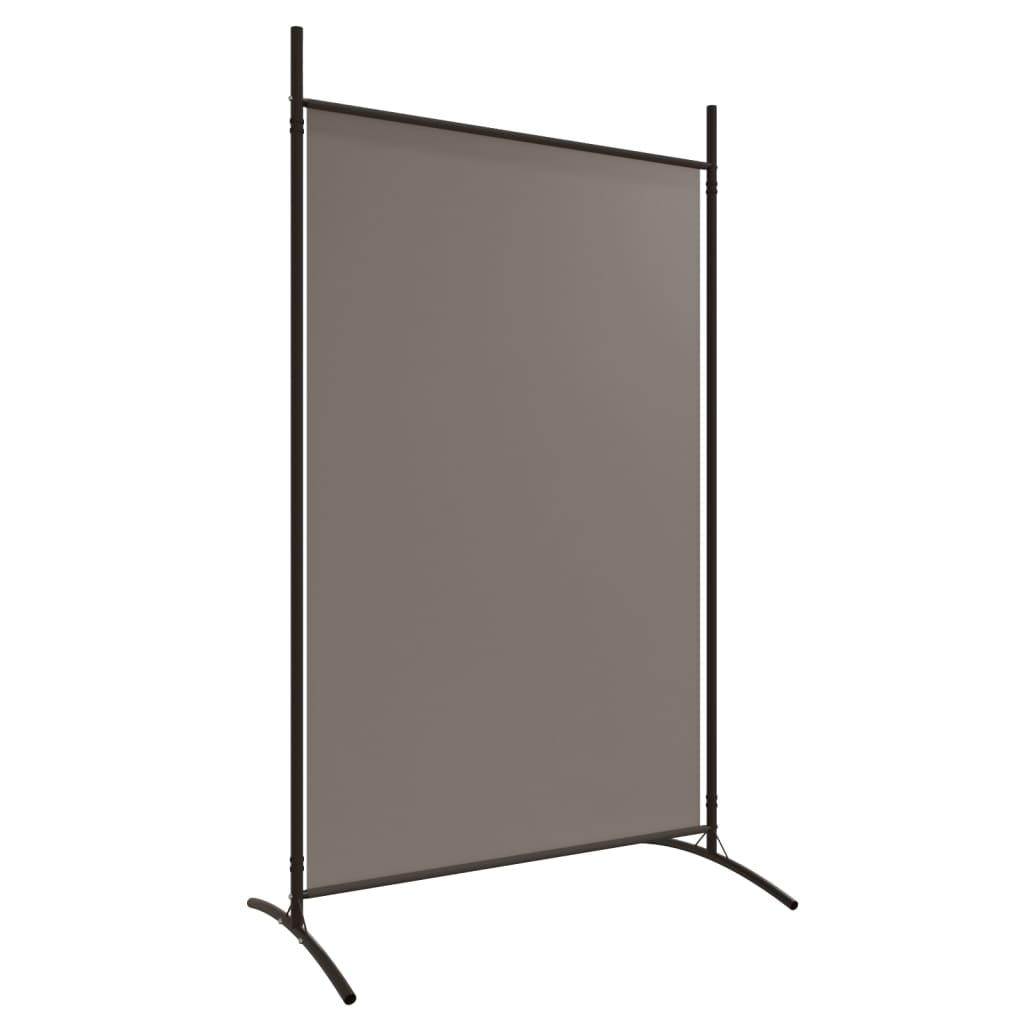 Divisorio a 2 Pannelli Antracite 348x180 cm Tessuto - homemem39