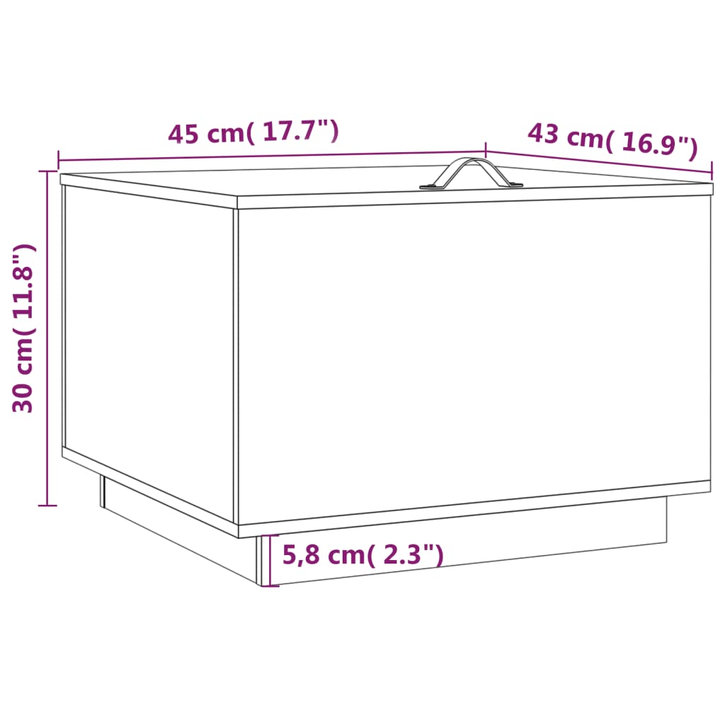 Contenitori con Coperchi 3 pz Bianchi in Legno Massello di Pino | homemem39