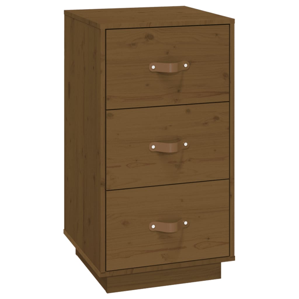 Comodini 2 pz Ambra 40x40x75 cm in Legno Massello di Pino - homemem39