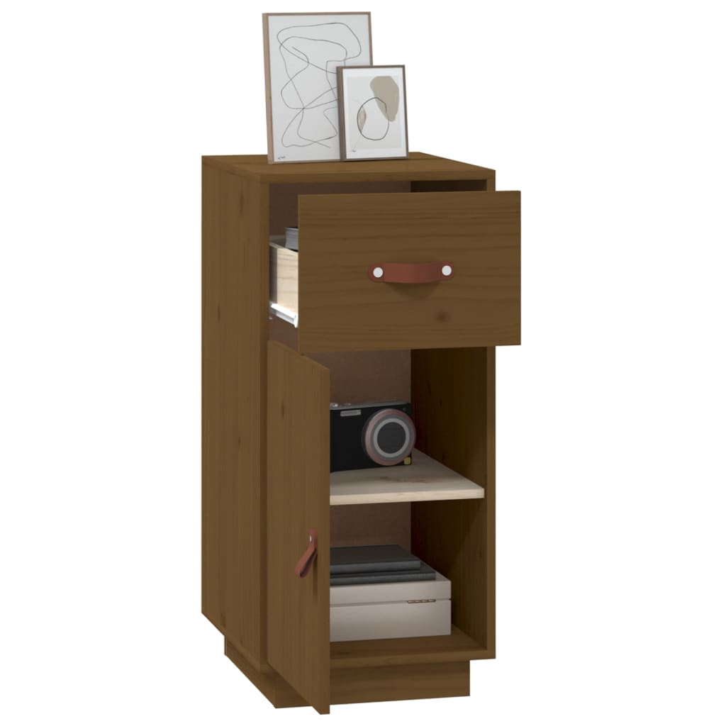 Credenza ambra 34x40x75 cm in Legno Massello di Pino - homemem39