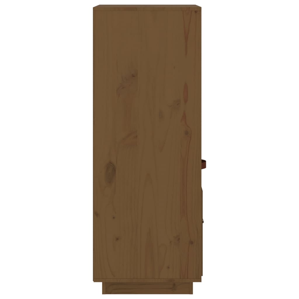 Credenza ambra 34x40x108,5 cm in Legno Massello di Pino - homemem39