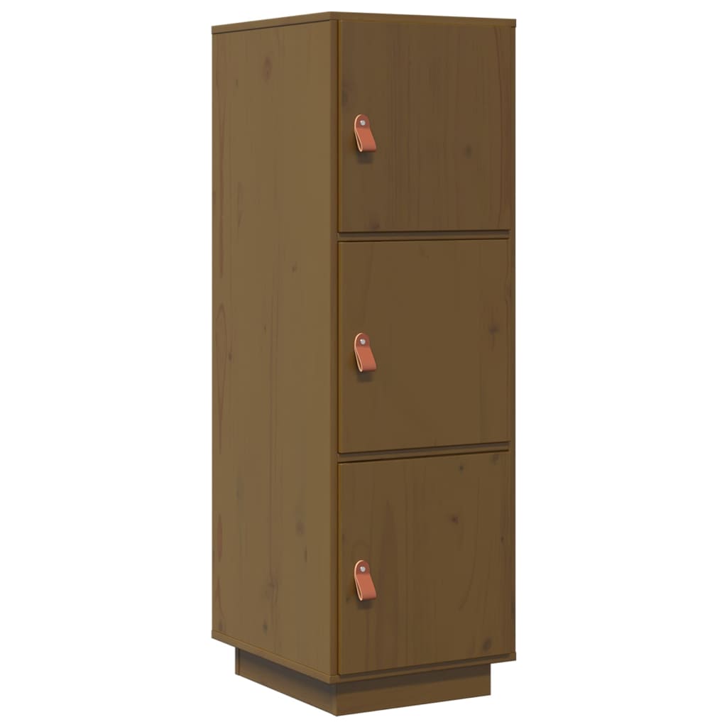 Credenza ambra 34x40x108,5 cm in Legno Massello di Pino - homemem39