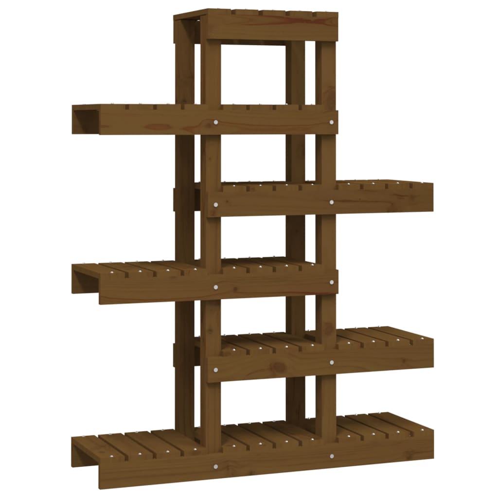 Supporto per Piante Ambra 85x25x109,5 cm Legno Massello di Pino - homemem39