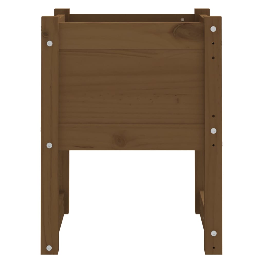 Fioriere 2 pz Ambra 40x40x52,5 cm in Legno Massello di Pino - homemem39