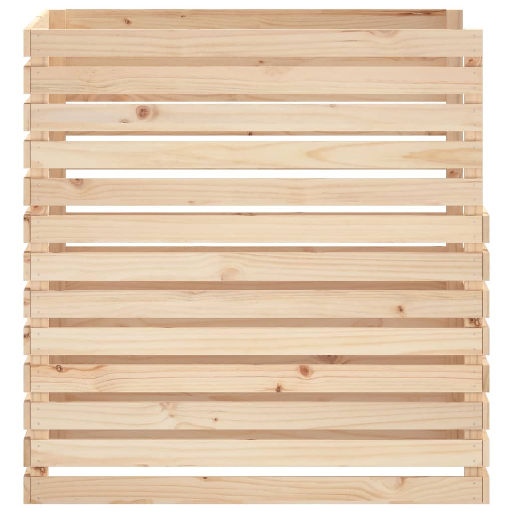 Compostiera 100x100x102 cm in Legno Massello di Pino - homemem39