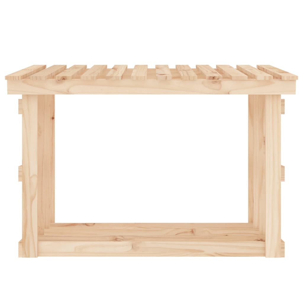 Portalegna 108x64,5x77 cm in Legno Massello di Pino - homemem39