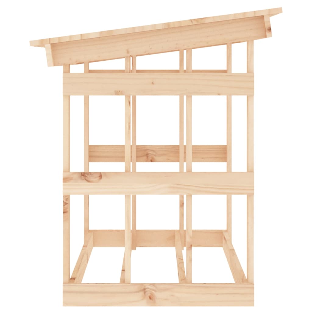 Portalegna 108x64,5x77 cm in Legno Massello di Pino - homemem39