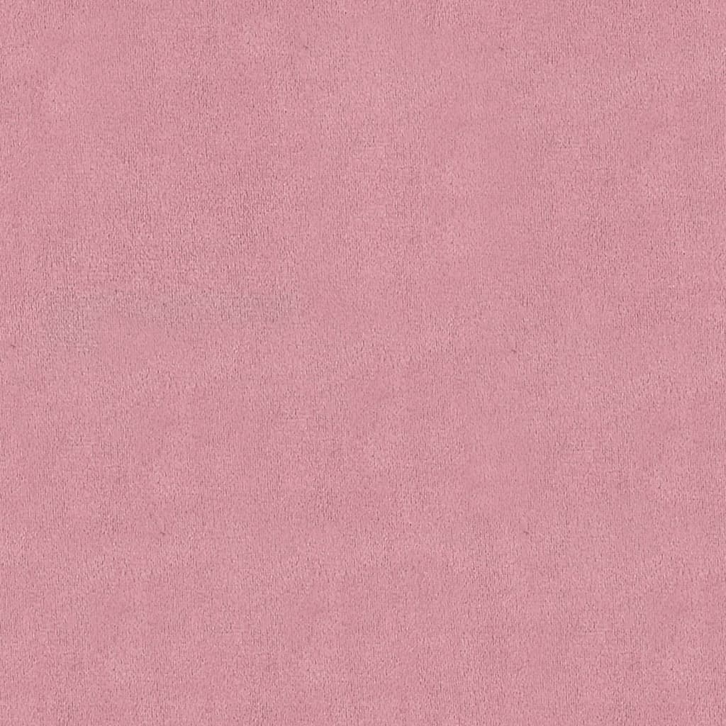 Panca Rosa 110x40x70 cm in Velluto - homemem39