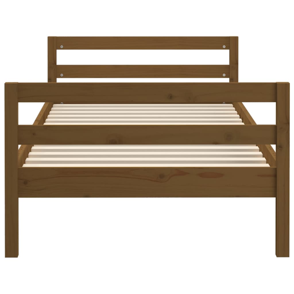 Giroletto Ambra 90x200 cm in Legno Massello di Pino - homemem39