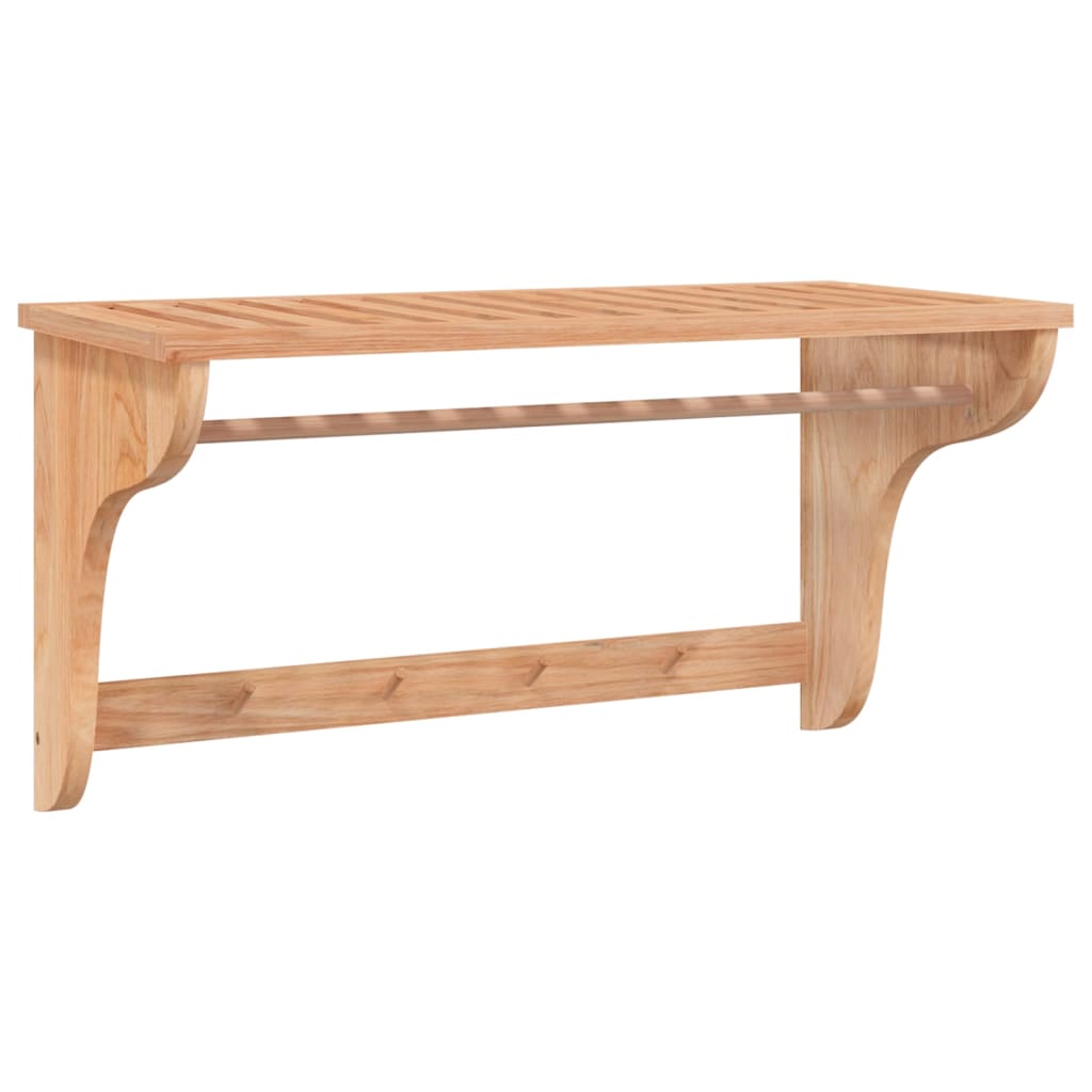 Portasciugamani 60x30x35 cm in Legno Massello di Noce - homemem39