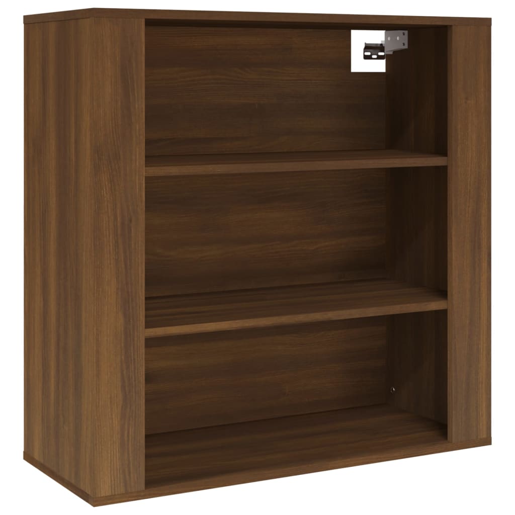 Armadietto a Muro Rovere Marrone 80x33x80 cm Legno Multistrato - homemem39