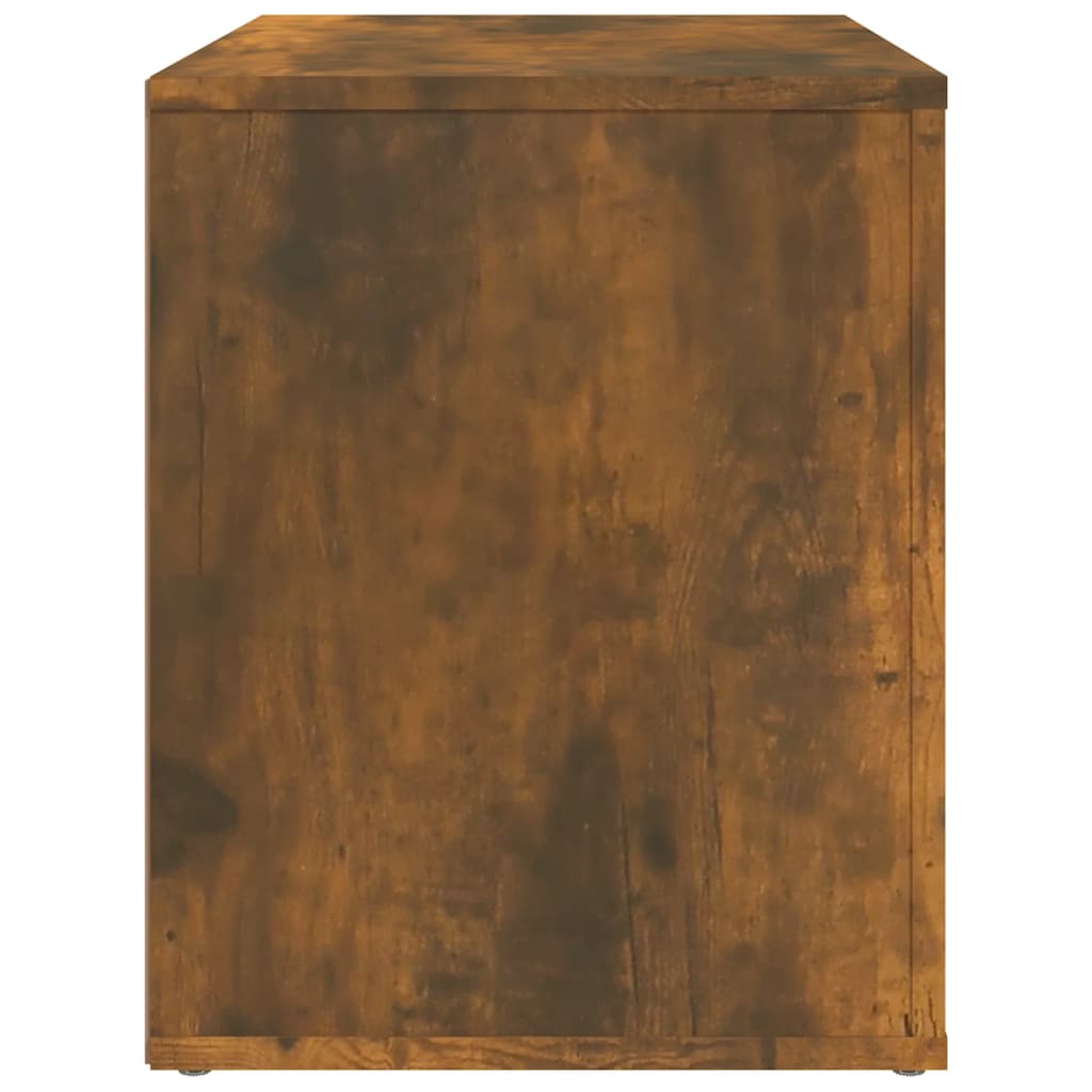 Comodino Rovere Fumo 60x36x45 cm Legno Multistrato - homemem39