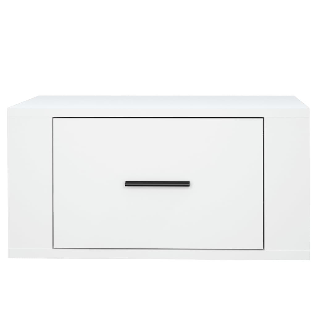 Comodino a Parete Bianco 50x36x25 cm - homemem39