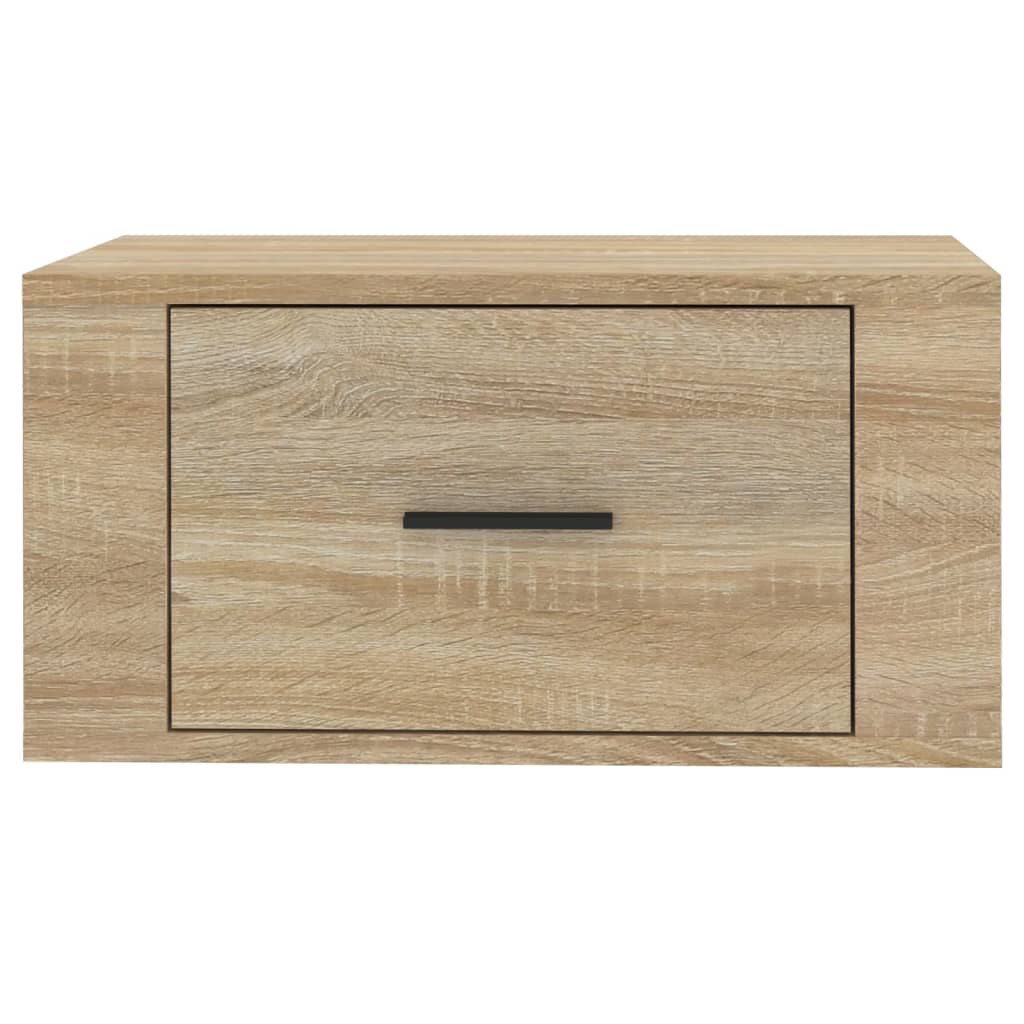 Comodini a Muro 2 pz Rovere Sonoma 50x36x25 cm - homemem39