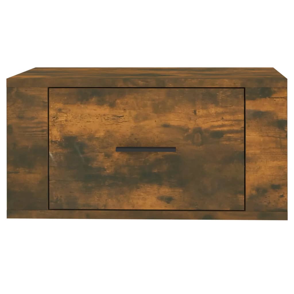 Comodino a Muro Rovere Fumo 50x36x25 cm - homemem39