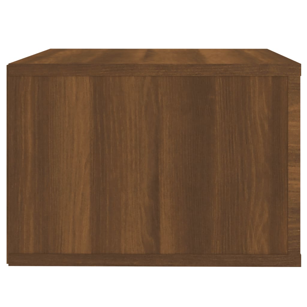 Comodino a Muro Rovere Marrone 50x36x25 cm - homemem39