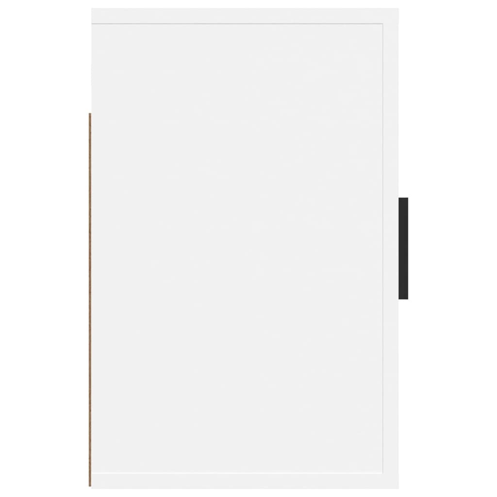 Comodino a Muro Bianco 50x30x47 cm - homemem39