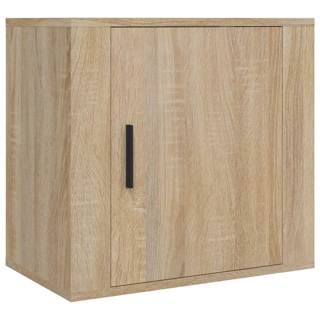 Comodino a Muro Rovere Sonoma 50x30x47 cm - homemem39