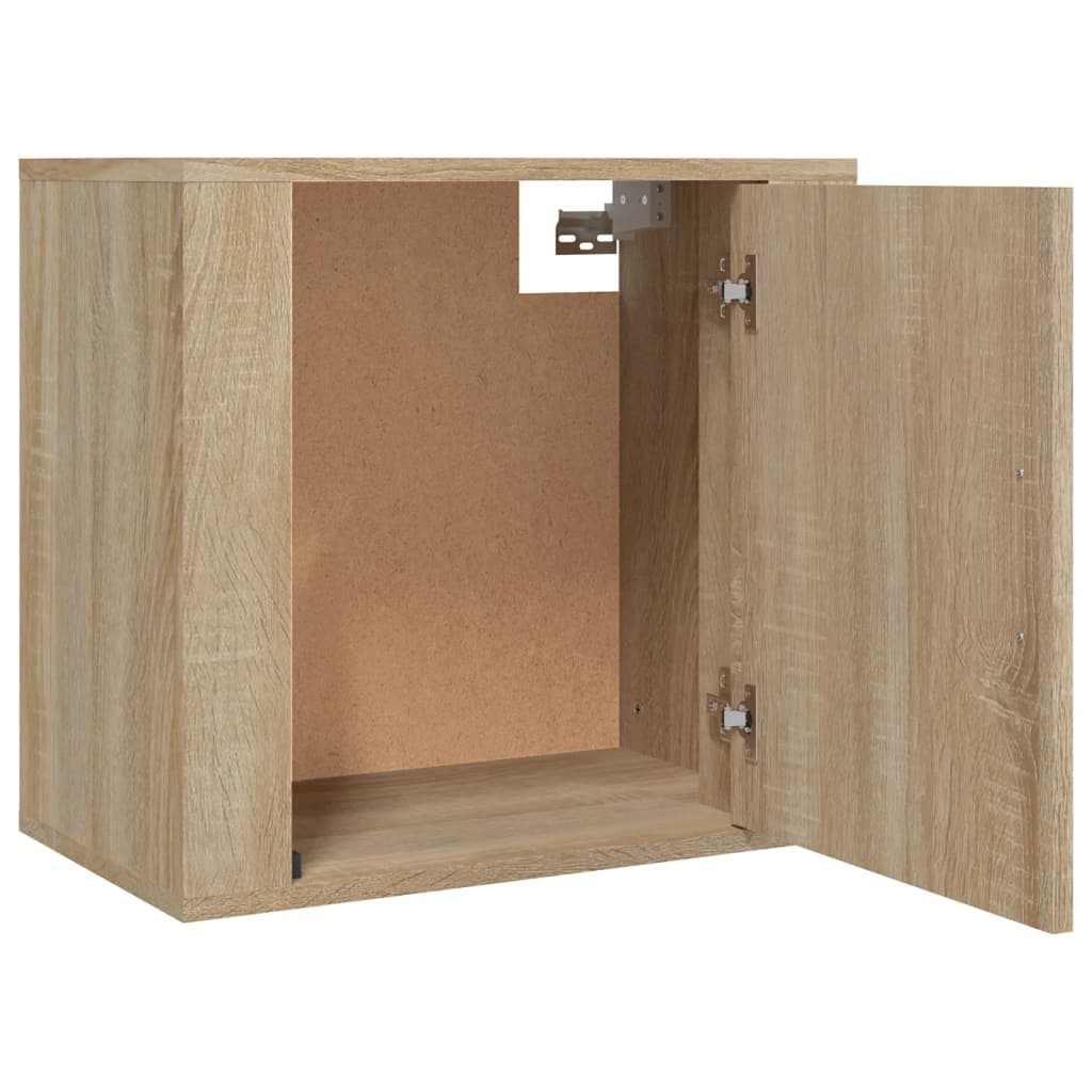 Comodini a Muro 2 pz Rovere Sonoma 50x30x47 cm - homemem39