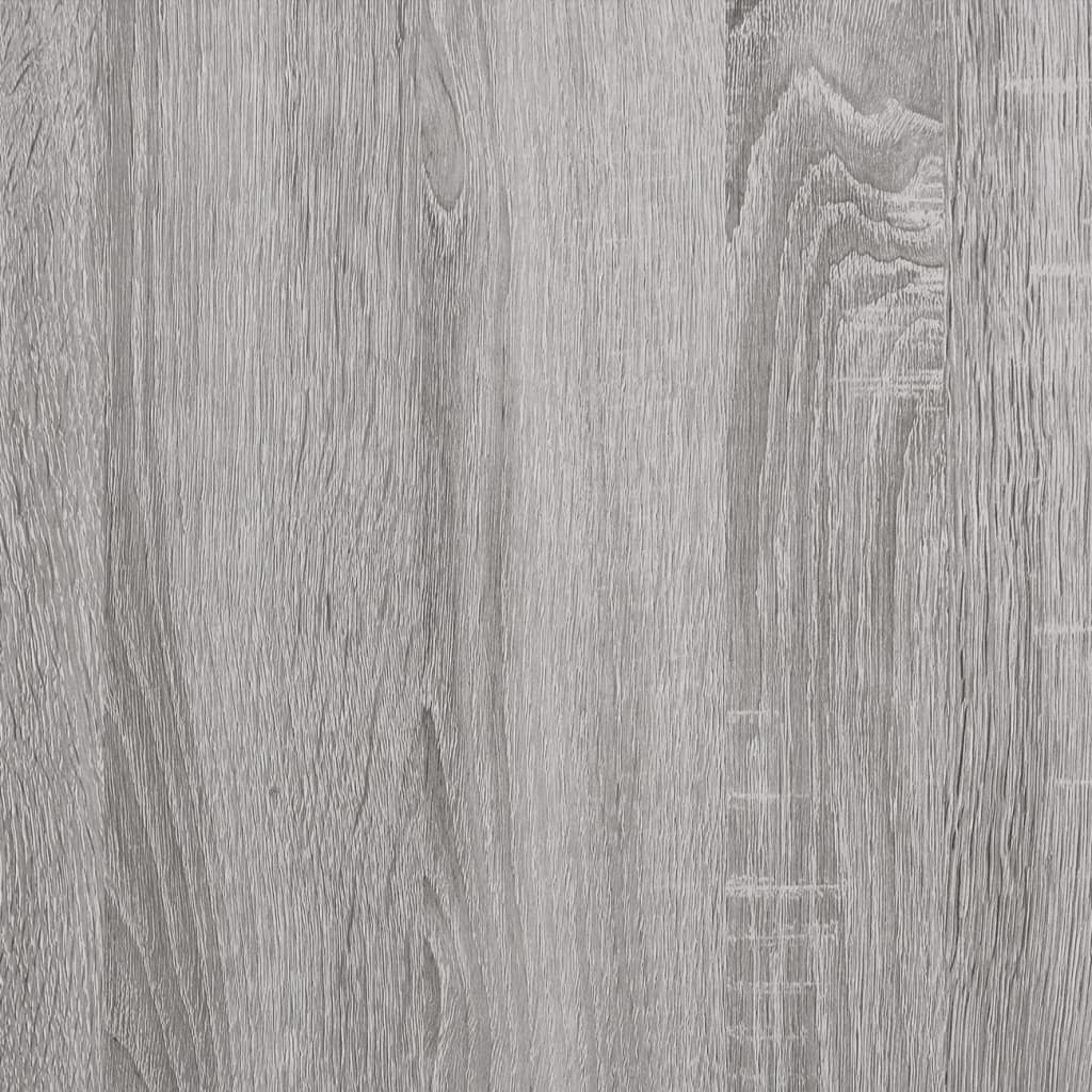Comodini a Muro 2 pz Grigio Sonoma 50x30x47 cm | homemem39
