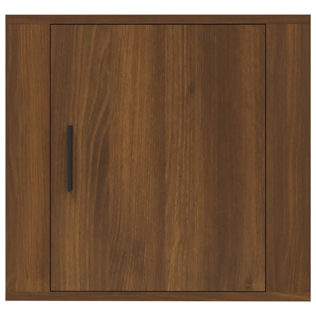 Comodino a Muro Rovere Marrone 50x30x47 cm - homemem39