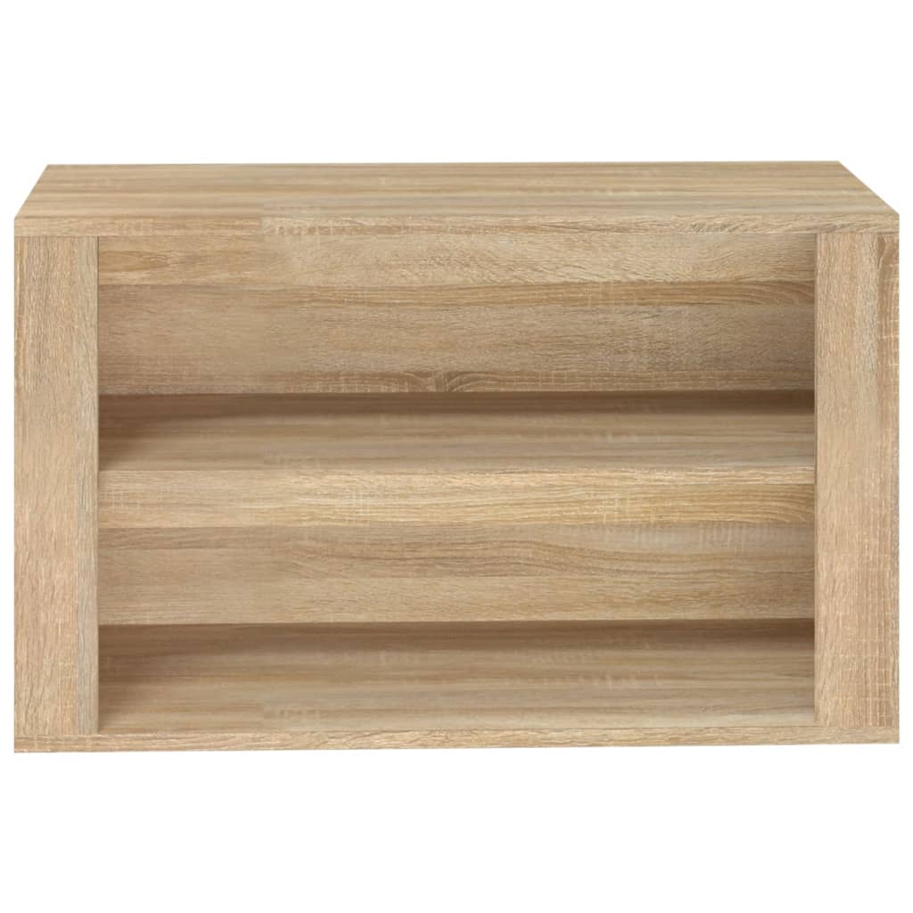 Scarpiera Rovere Sonoma 75x35x45 cm in Legno Multistrato