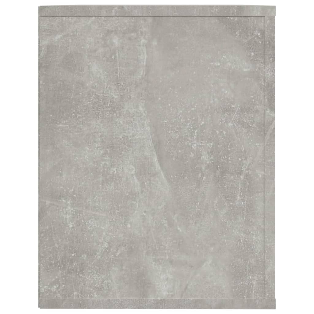 Scarpiera Grigio Cemento 75x35x45 cm in Legno Multistrato - homemem39