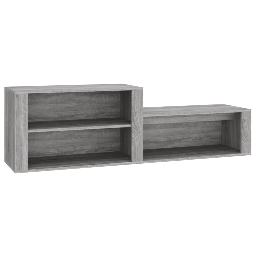 Scarpiera Grigio Sonoma 150x35x45 cm in Legno Multistrato - homemem39