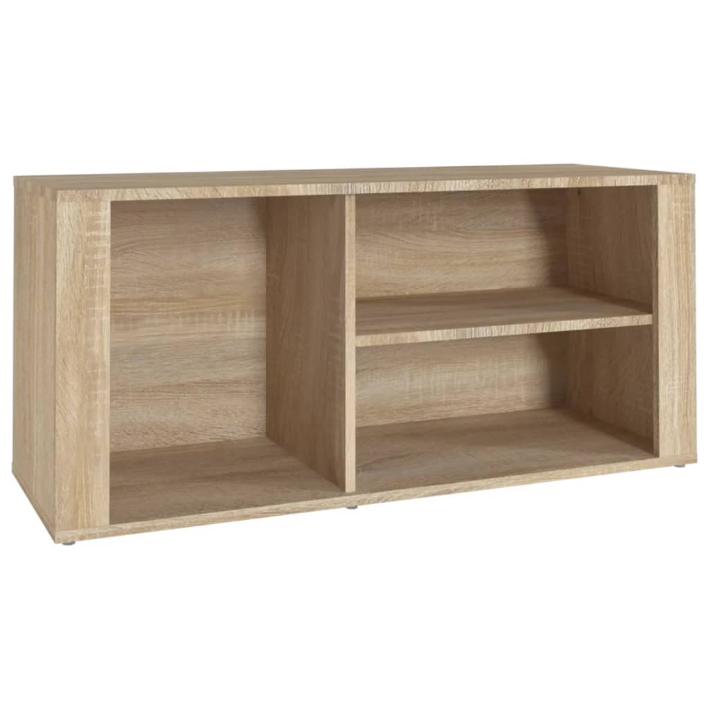 Scarpiera Rovere Sonoma 100x35x45 cm in Legno Multistrato - homemem39