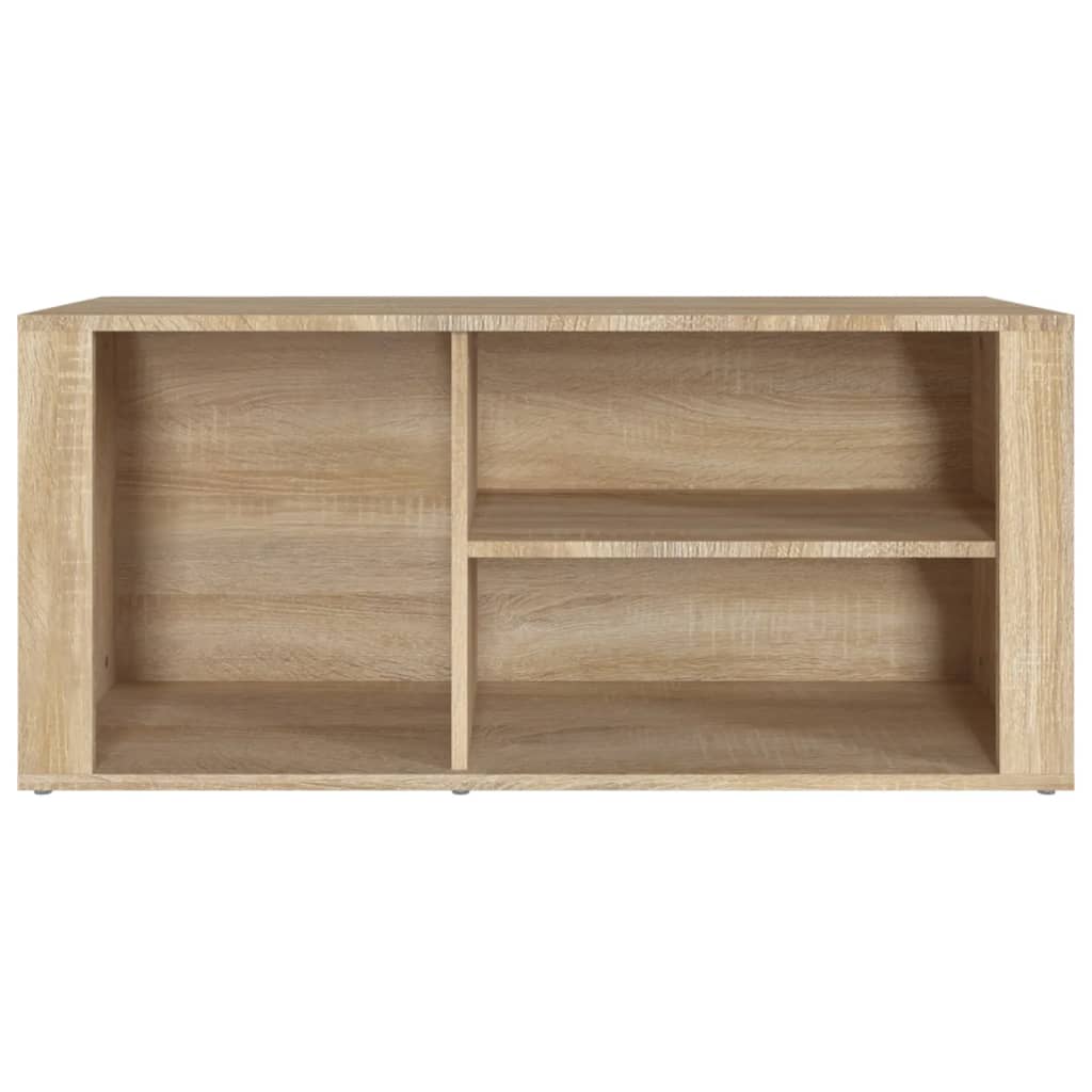 Scarpiera Rovere Sonoma 100x35x45 cm in Legno Multistrato - homemem39