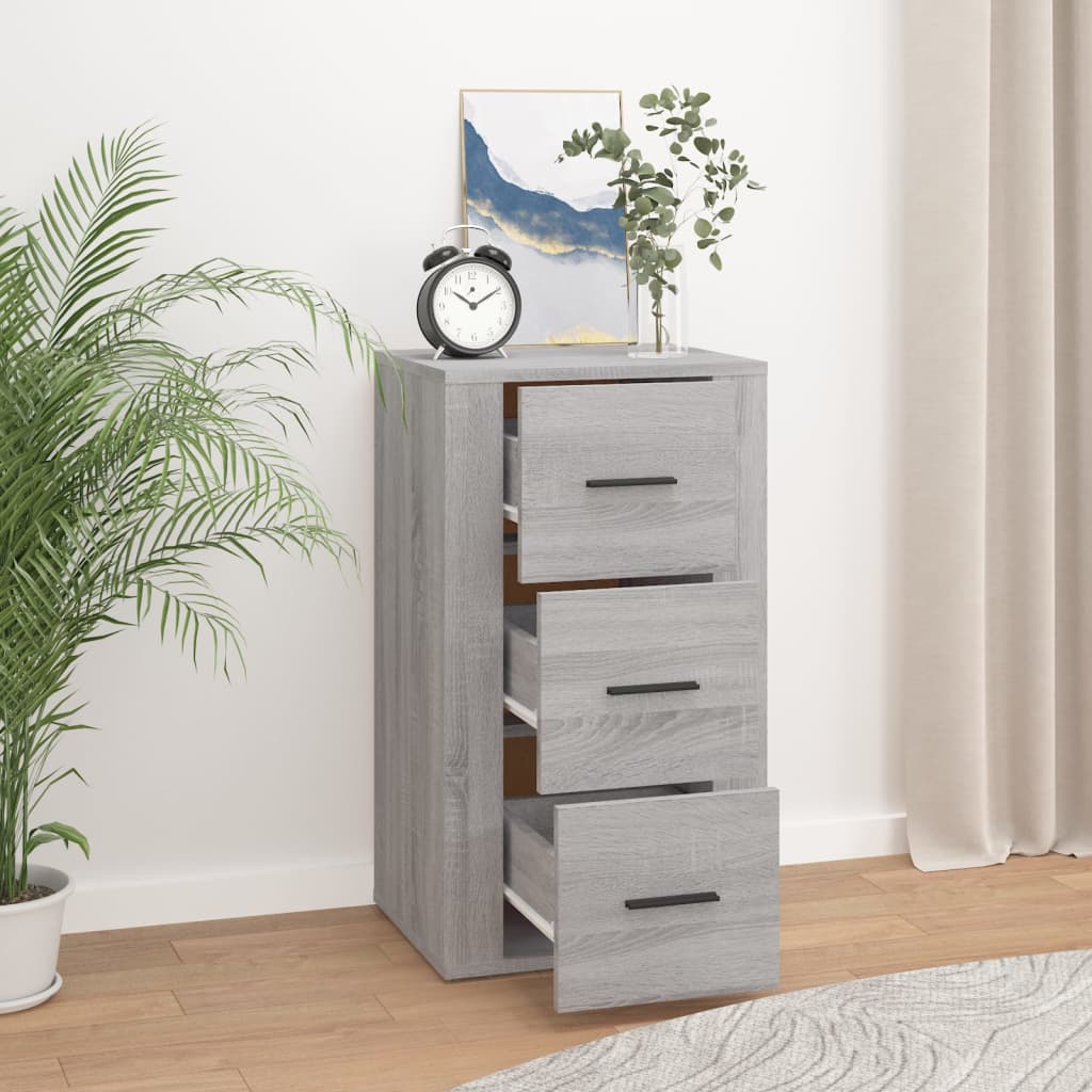 Credenza Grigio Sonoma 40x33x70 cm in Legno Multistrato - homemem39