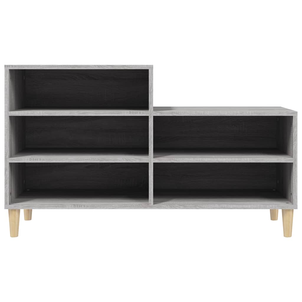 Scarpiera Grigio Sonoma 102x36x60 cm in Legno Multistrato - homemem39
