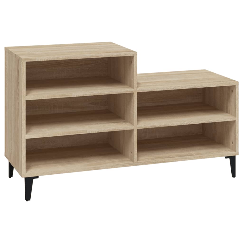 Scarpiera Rovere Sonoma 102x36x60 cm in Legno Multistrato - homemem39