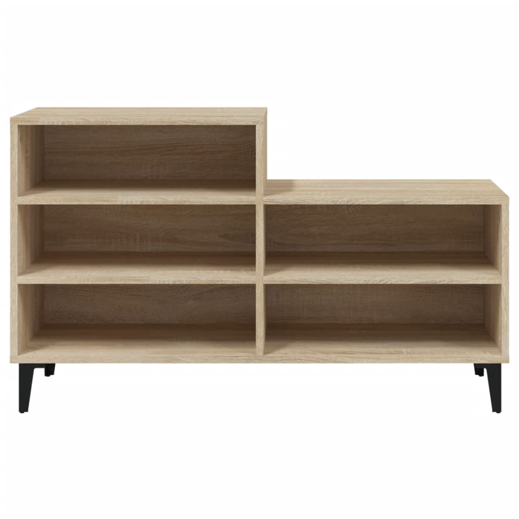 Scarpiera Rovere Sonoma 102x36x60 cm in Legno Multistrato - homemem39