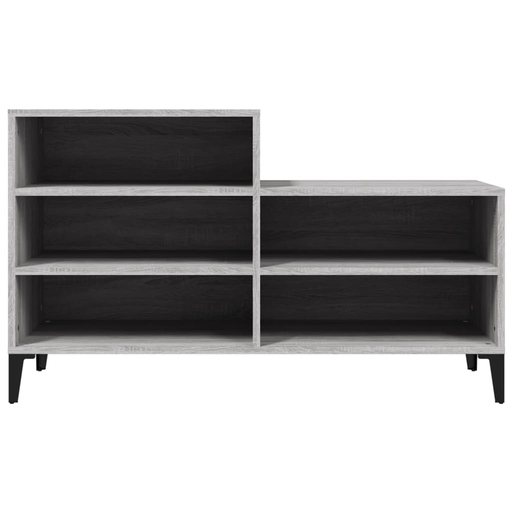 Scarpiera Grigio Sonoma 102x36x60 cm in Legno Multistrato - homemem39