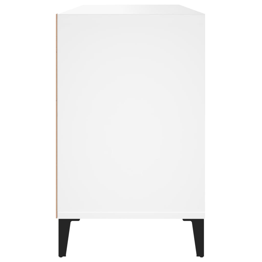 Scarpiera Bianca 102x36x60 cm in Legno Multistrato - homemem39