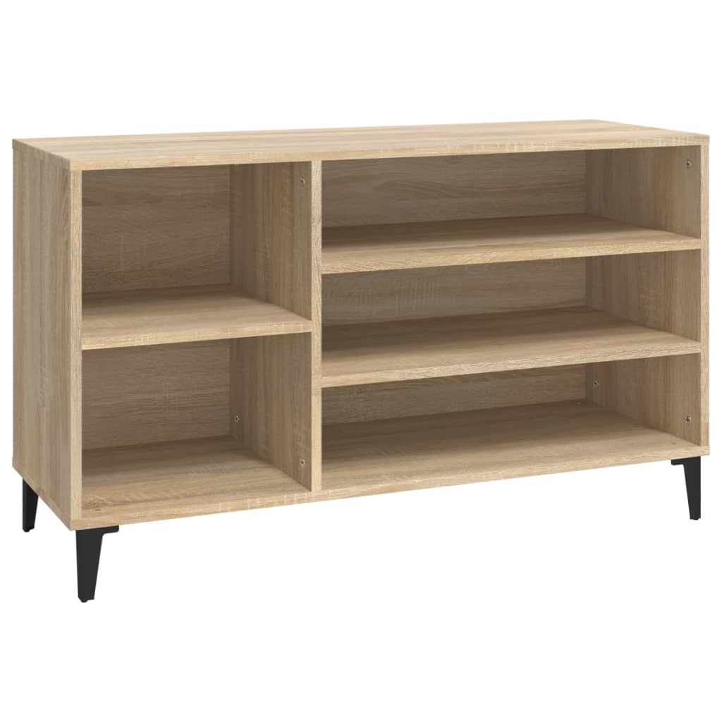 Scarpiera Rovere Sonoma 102x36x60 cm in Legno Multistrato - homemem39