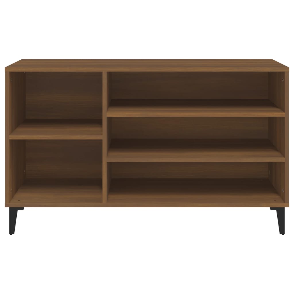 Scarpiera Rovere Marrone 102x36x60 cm in Legno Multistrato - homemem39