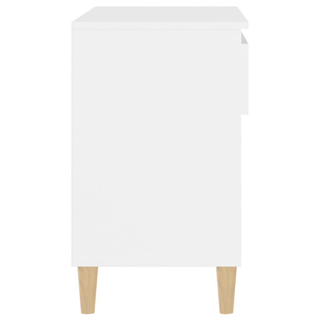 Scarpiera Bianca 70x36x60 cm in Legno Multistrato - homemem39
