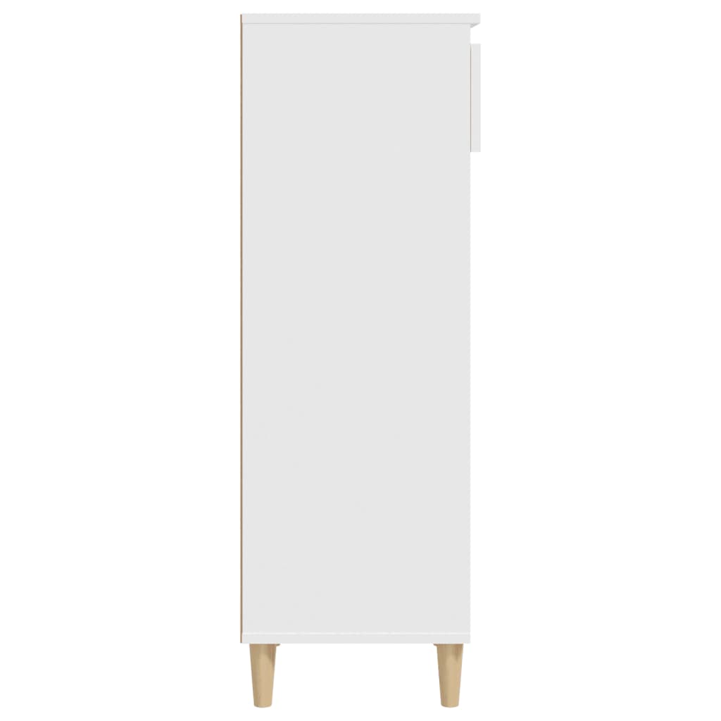 Scarpiera Bianca 40x36x105 cm in Legno Multistrato - homemem39