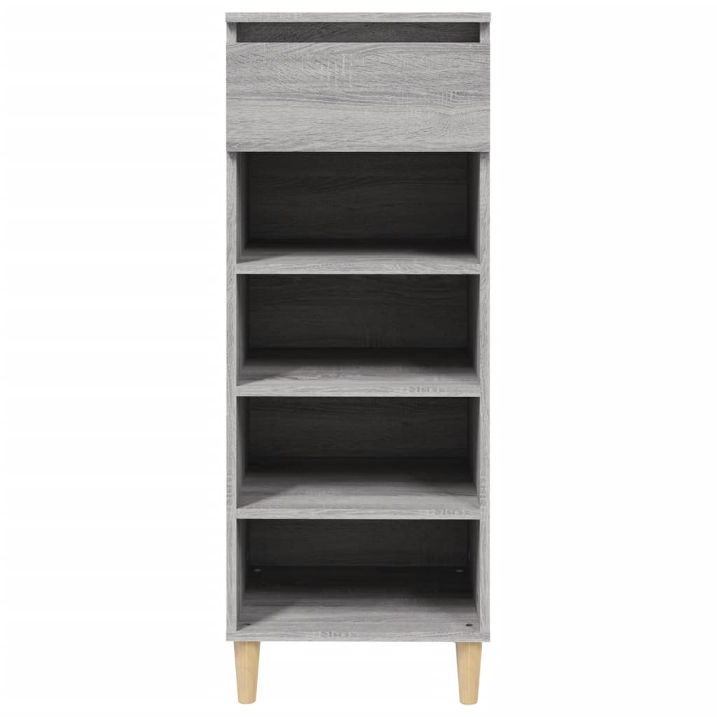 Scarpiera Grigio Sonoma 40x36x105 cm in Legno Multistrato - homemem39