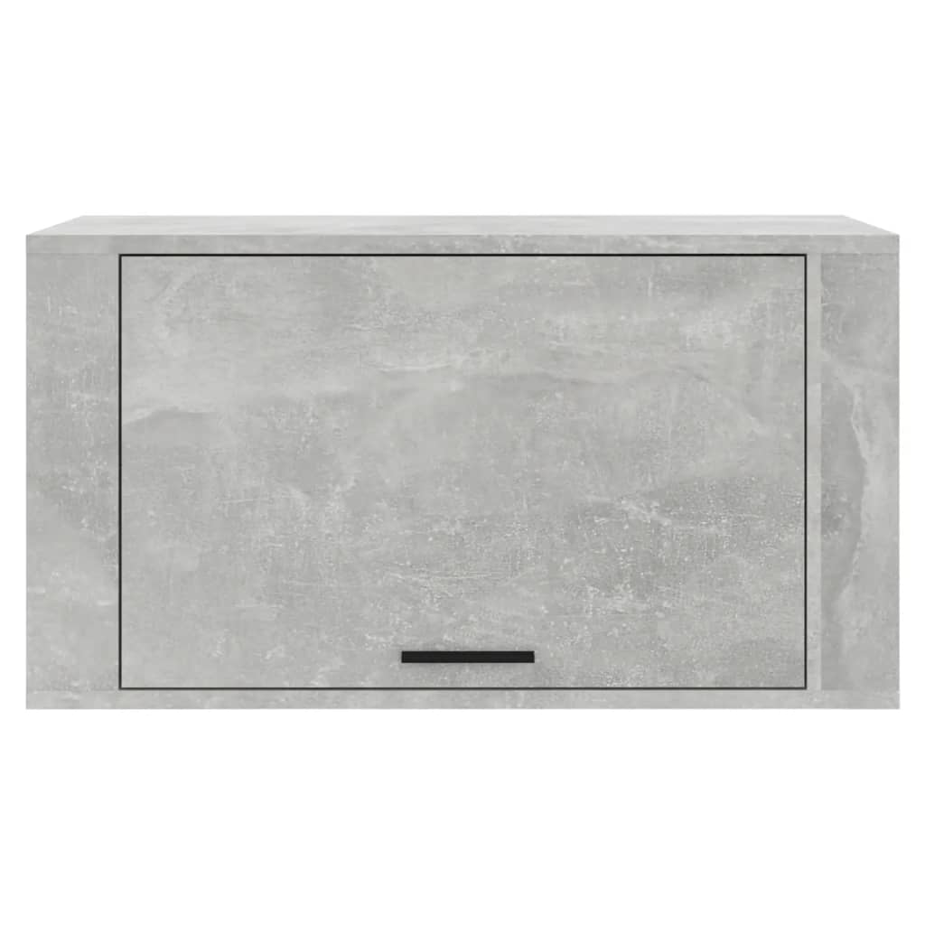Scarpiera a Parete Grigio Cemento 70x35x38 cm Legno Multistrato - homemem39
