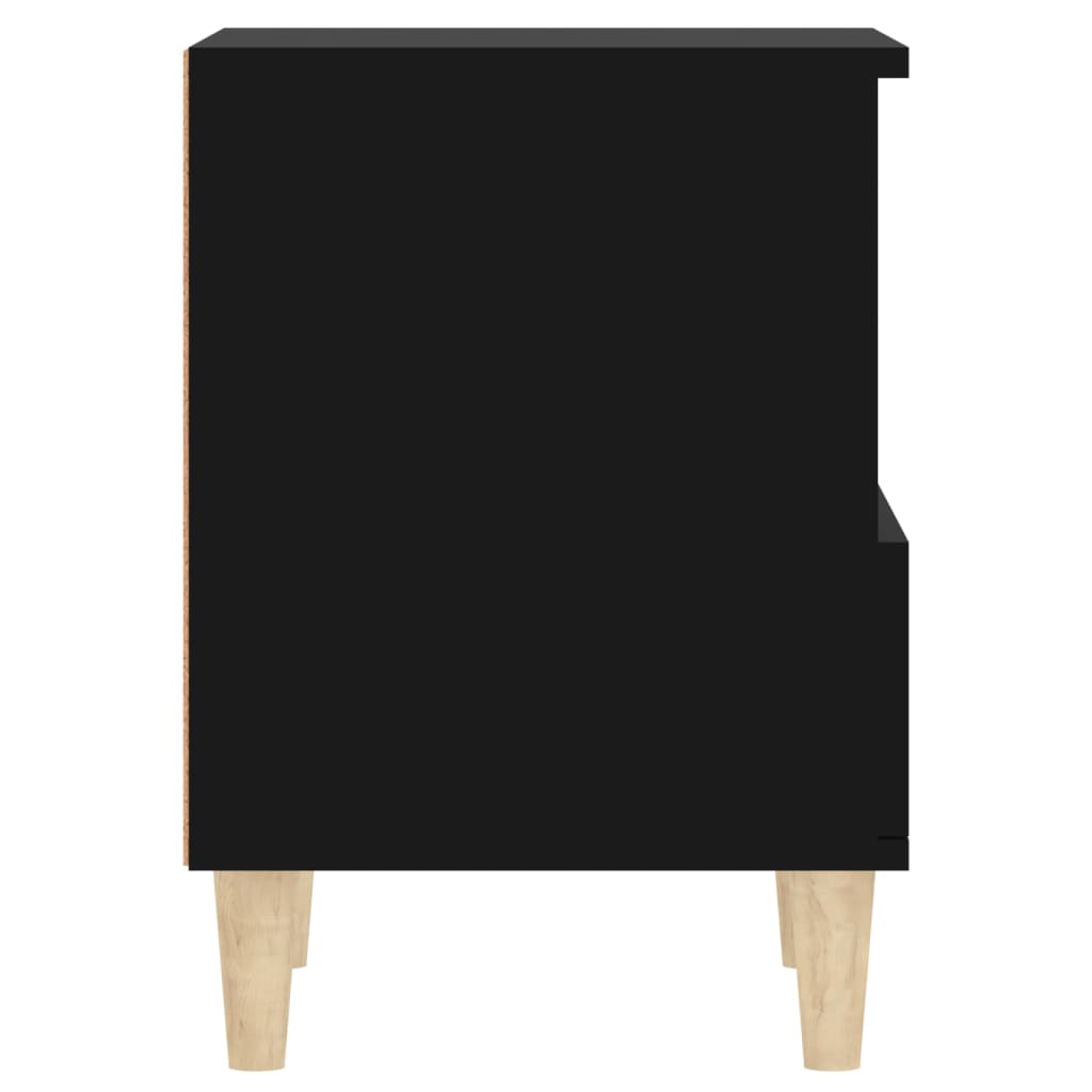 Comodini 2 pz Nero 40x35x50 cm - homemem39
