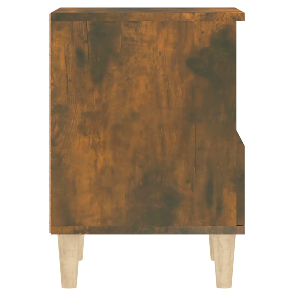 Comodini 2pz Rovere Fumo 40x35x50 cm - homemem39